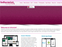 Tablet Screenshot of informist.co.uk
